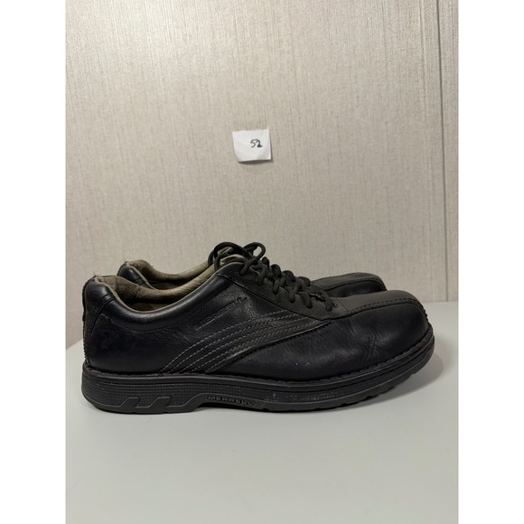 Merrell Other - Merrell Mens Black Leather Lace Up Oxford Bicycle Toe Casual Shoes Size 14